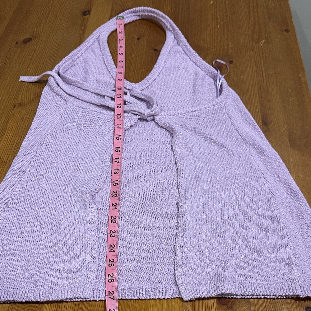 Free People Lavender V-Neck Knit Tank & Shorts Loungewear Set - Picture 7 of 11